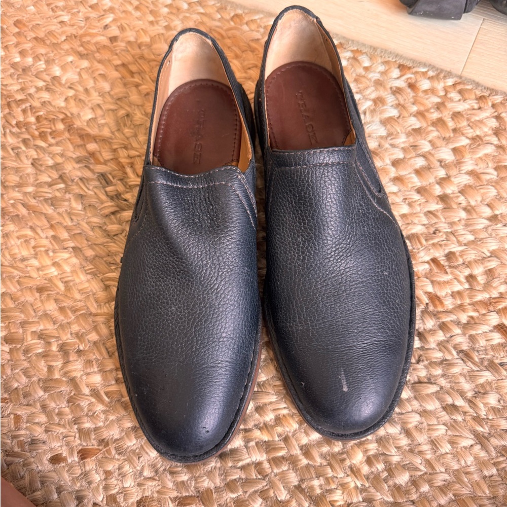 Black Leather Men's Shoes